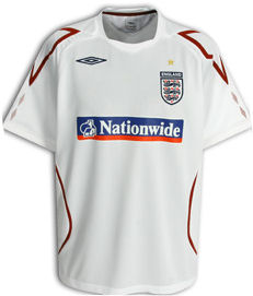 NEW England kit Umbro 08-09 England Training shirt (white)