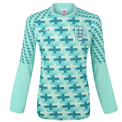 NEW England kit Umbro 2011-12 England Away Goalkeeper L/S Shirt (Kids)