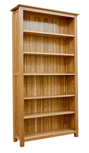 Solid Oak Large Bookcase