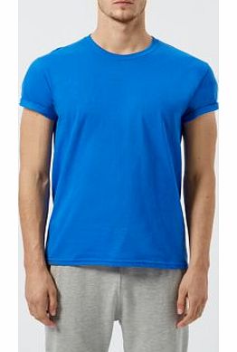 Blue Basic Crew Neck T-Shirt 3270530