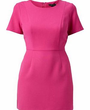 Bright Pink Fitted T-Shirt Dress 3248833