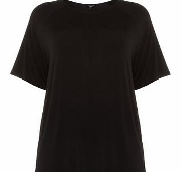 Inspire Black Wide Sleeve Slouchy T-Shirt 3128941