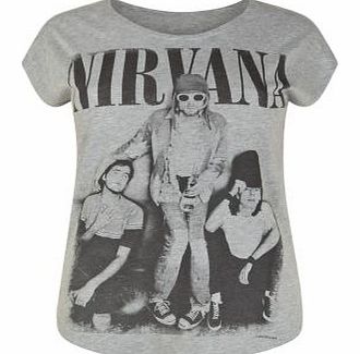 Inspire Grey Nirvana Photo T-Shirt 3297536