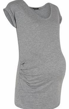 Maternity Grey Plain T-Shirt 3232359