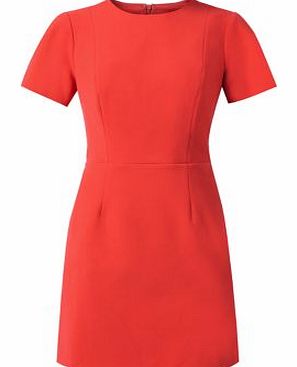 Orange Fitted T-Shirt Dress 3132561
