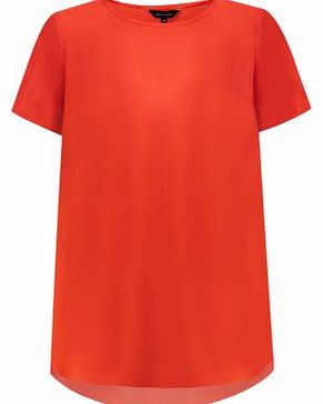 Orange Longline T-Shirt 3211628