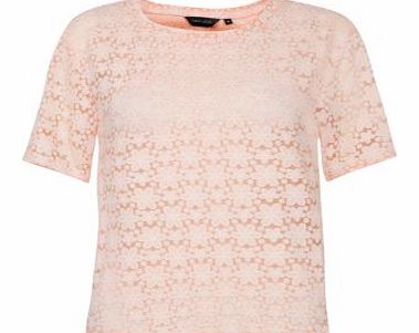 Pink Floral Lace T-Shirt 3027355