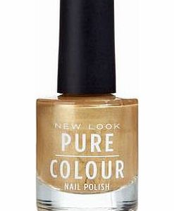 New Look Pure Colour Gold Metallic Nail Polish 3260547