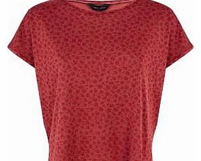 Red Floral Print T-Shirt 3175332