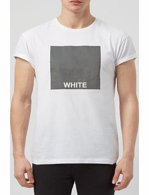 White Contrast Square T-Shirt 3317129