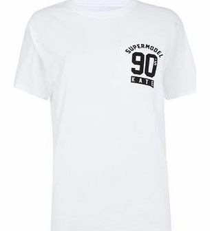 White Naomi 90s Supermodel T-Shirt 3303614