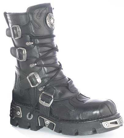 New Rock Boots - 591 - Black