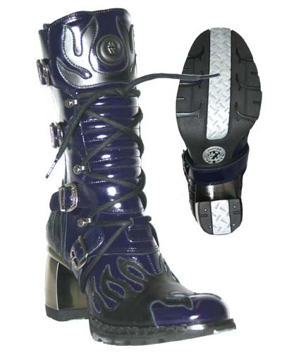New Rock Boots - 6591 - Purple