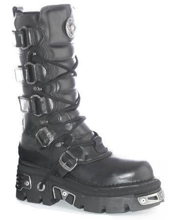 New Rock Boots PRE ORDER - New Rock Boots - 474 - Black Leather