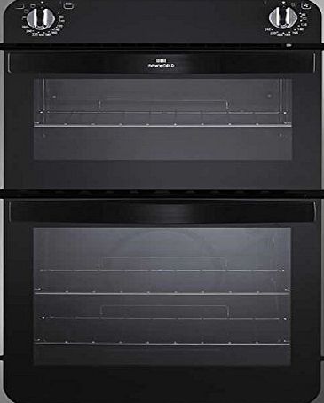 New World NW901G Gas Built In Twin Cavity Oven Stainless Steel