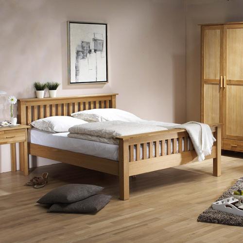 New York Oak Bedroom Furniture New York Oak Double Bed 4`
