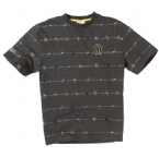 NYY Mens Barbed Wire T-Shirt Anthracite Marl