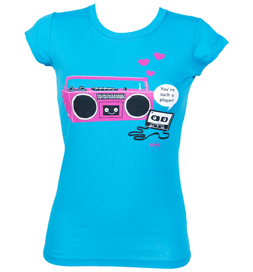 Ladies Player Ghetto Blaster T-Shirt from