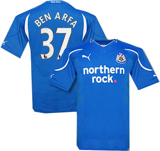 Adidas 2010-11 Newcastle Away Shirt (Ben Arfa 37)