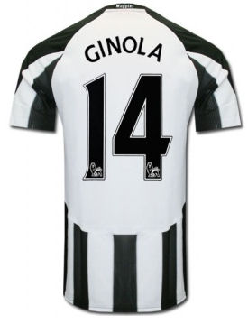 Adidas 2010-11 Newcastle Home Shirt (Ginola 14)