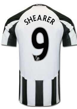 Adidas 2010-11 Newcastle Home Shirt (Shearer 9)