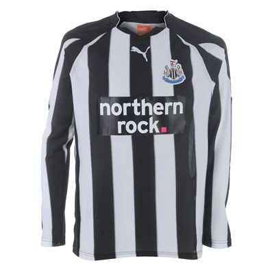 Puma 2010-11 Newcastle Home Puma Long Sleeve Football