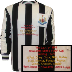 Toffs Newcastle United Fairs Cup 40th Anniversary
