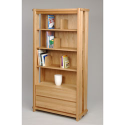 - Natural Light Oak Bookcase
