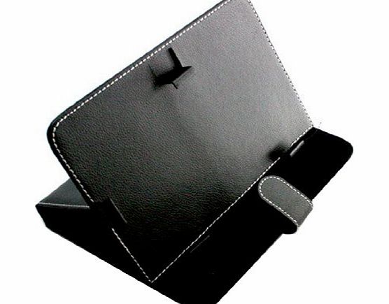 niceEshop (TM) Black Universal Synthetic Leather Folio Foldable Stand Carrying Case Cover For 9`` Inch Tablet PC eBook Reader