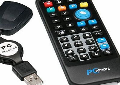 TM) Infrared USB PC Media Center HTPC Remote Control / Wireless Mouse For PC -Black