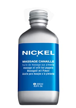 nickel Massage Oil with Hot Peppers
