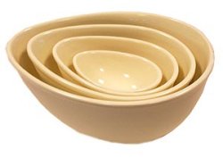 Living Kitchen Mixing Bowls - Cream