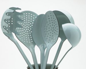 Nigella Lawson Living Kitchen Set of 6 utensils - Blue  Set of six utensils to include:      Large l