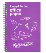 Nigel`s Eco Store A4 Recycled Office Paper Note Book