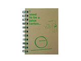 Nigel`s Eco Store A6 Recycled Notepad - puts recycled card to good