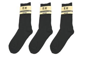 Nigel`s Eco Store Amazing Black Bamboo Socks: 3 Pack