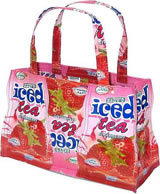 Nigel`s Eco Store Curvy handbag - Strawberry Iced Tea