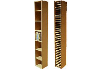 Eco Book Tower with Shelves