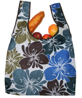 Nigel`s Eco Store Floral Spring Eco Shopping Bag - rolls up to fit