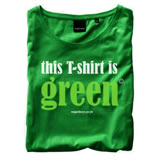 Nigel`s Eco Store `Green` Green Eco T-Shirt - light  soft and