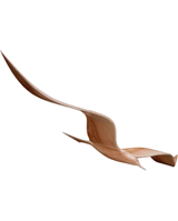 Nigel`s Eco Store Hand Made Wooden Seagull Mobile - the magic of