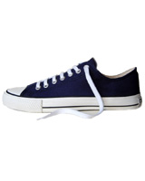 Nigel`s Eco Store Navy Organic Low Cut Sneakers - eco friendly and