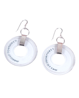 Nigel`s Eco Store Pause Earrings - for a one of a kind recycled