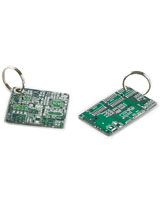 Recycled Circuit Board Keyring - for the eco