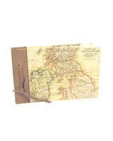 Recycled Map Photo Album - an eco friendly way
