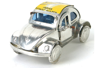 Recycled VW Beetle Model Car