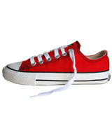 Nigel`s Eco Store Red Organic Low Cut Sneakers - eco friendly and