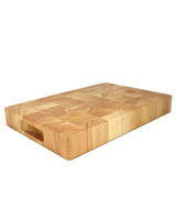 Rubber wood chopping board - a tough board that