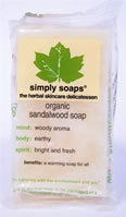 Nigel`s Eco Store Sandalwood Soap - natural  cooling and earthy