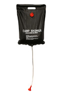 Solar Camp Shower - a hot shower you can pack up
